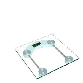Balança Quadrada Digital Vidro Temperado 180kg Banheiro