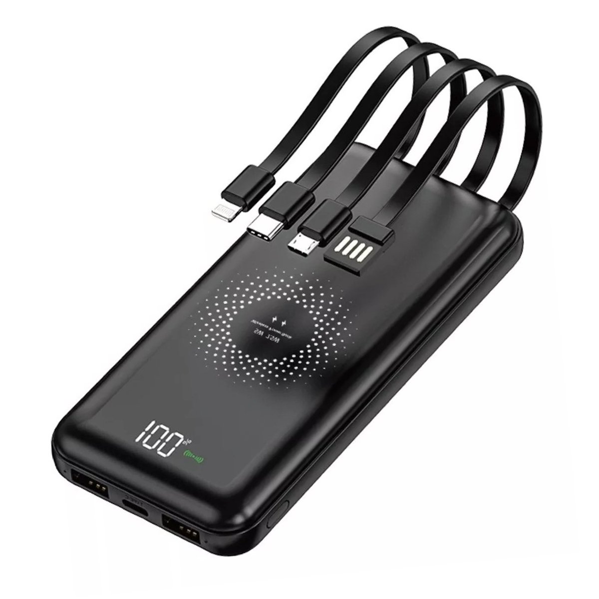 Carregador Portátil Sem Fio Indução Power Bank 10000mAh - Imagem 5