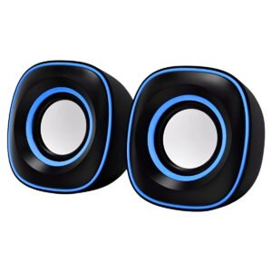 Caixa de Som Multimídia para Computador Informática Cor:Azul