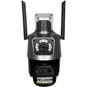 Câmera Externa Vigilância Lente Dupla Visão Noturna