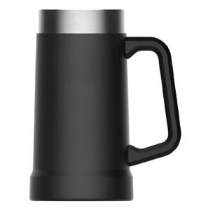 Caneca Térmica Aço Inox Lisa Cerveja Suco 710ml Preta