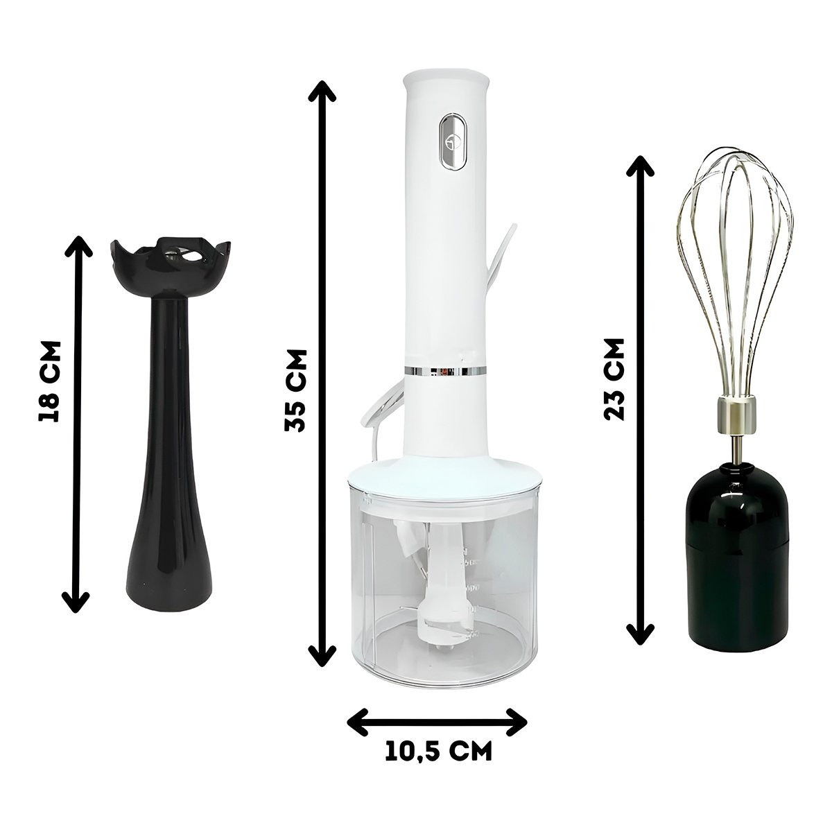 Processador Mixer Triturador Alimentos Utensílios 220V Cor:Preto - Imagem 3