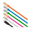 Cabo Carregador USB C Colorido Silicone Telefone Carregamento Cor:Laranja