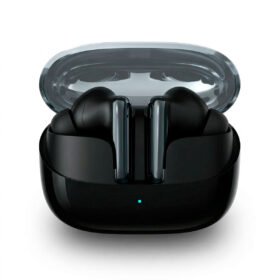 Fone de Ouvido Earbuds Sem Fio Bluetooth Vídeo Áudio Cor:Preto